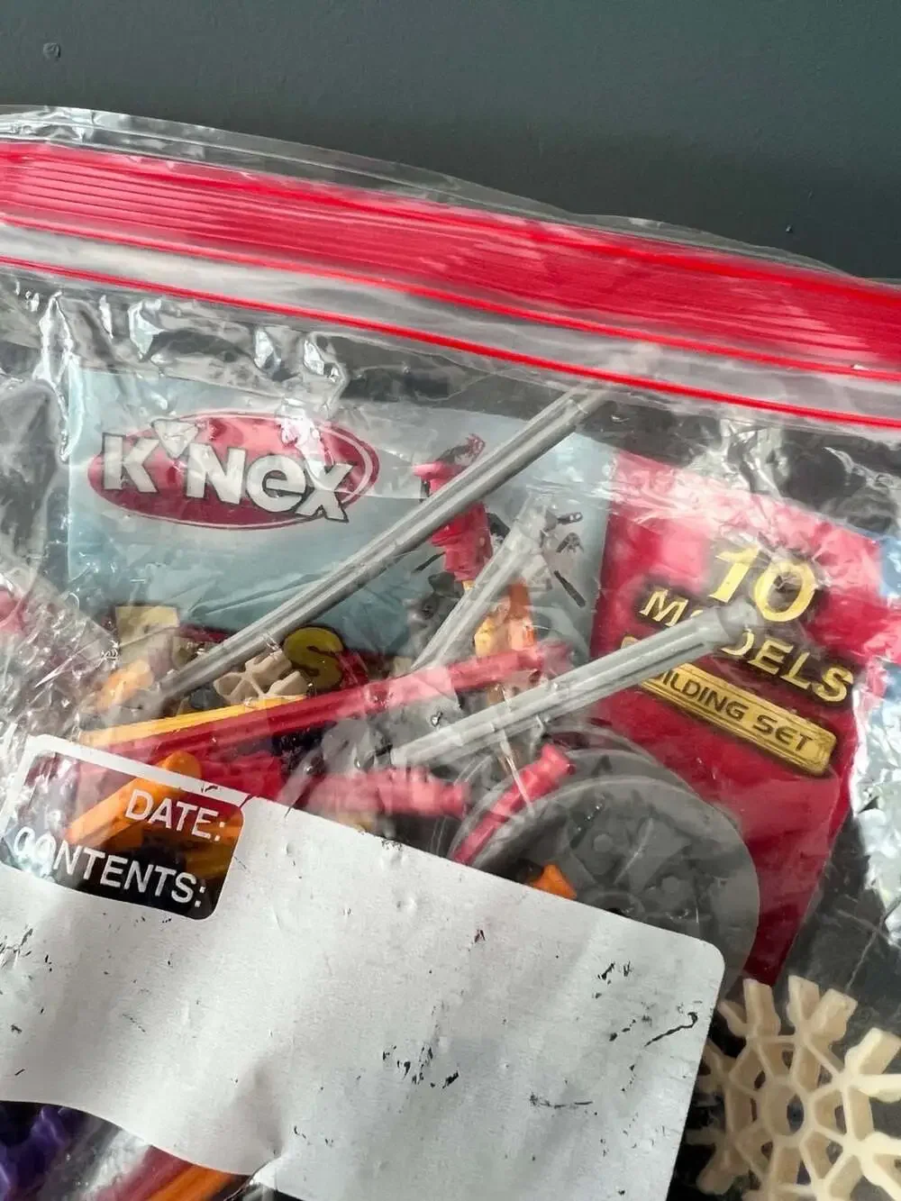 Vintage K'NEX 10 Model Building Set Assorted Pieces Lot
